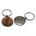 Golfer Wood & Silver Personalised Keyring Golfer Wood & Silver Personalised Keyring
